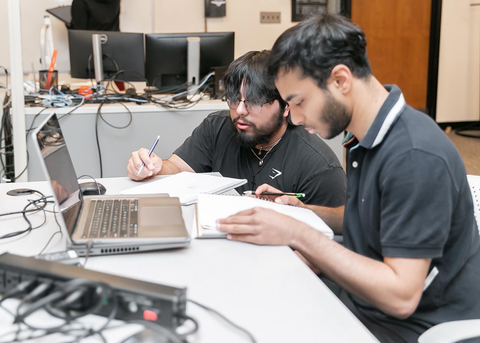Students working in computer lab