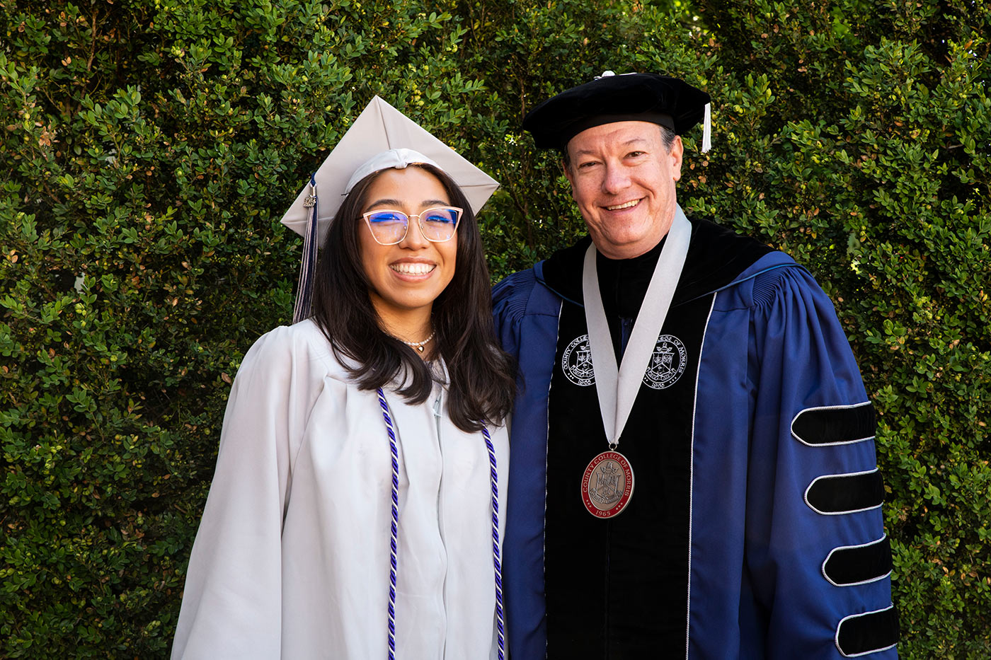 Dr. Iacono with CCM Graduate at Commencement