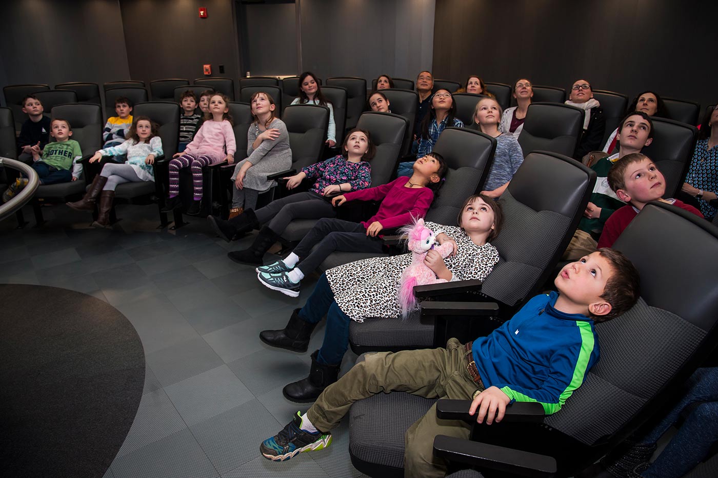 Children in Planetarium