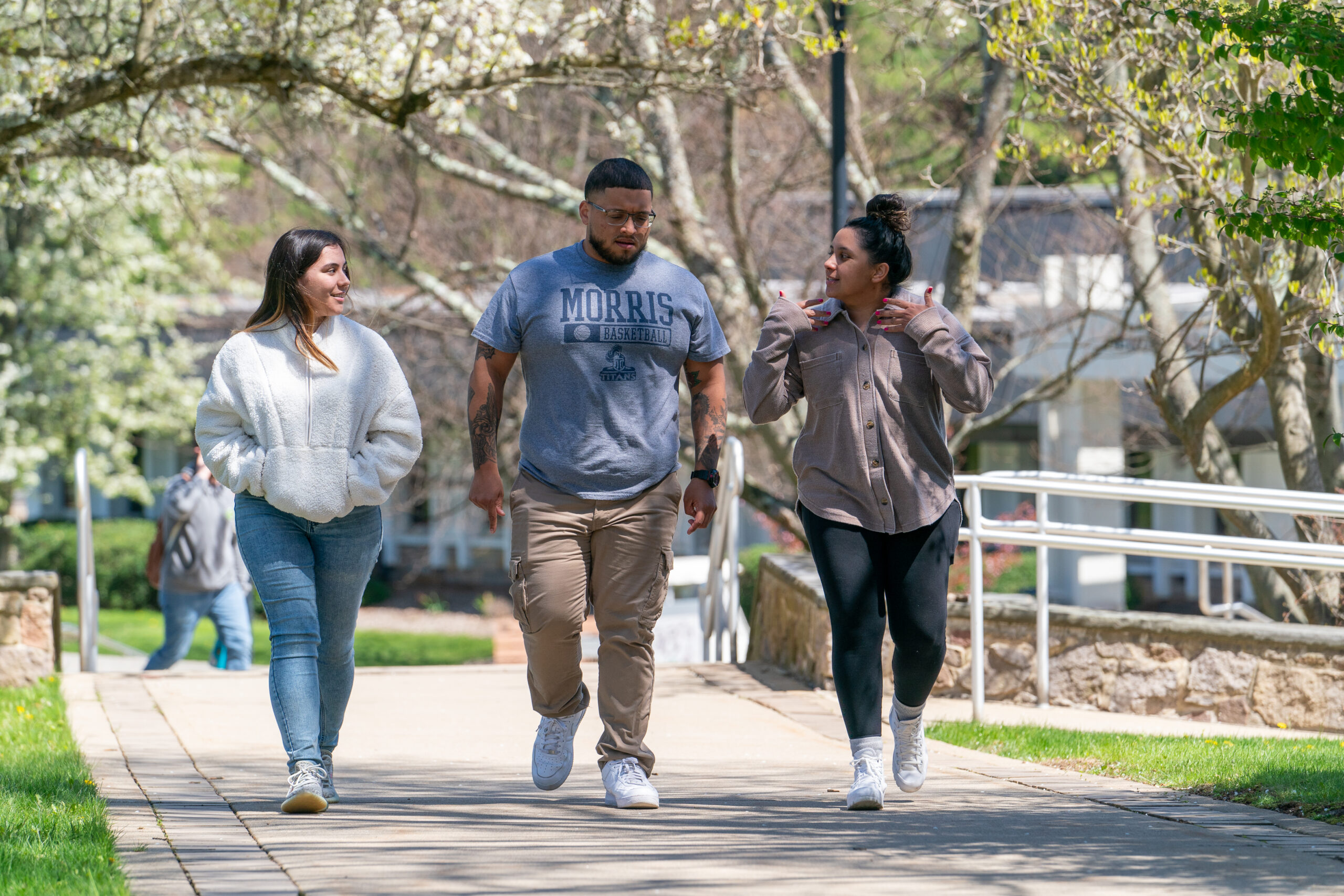 Students on campus