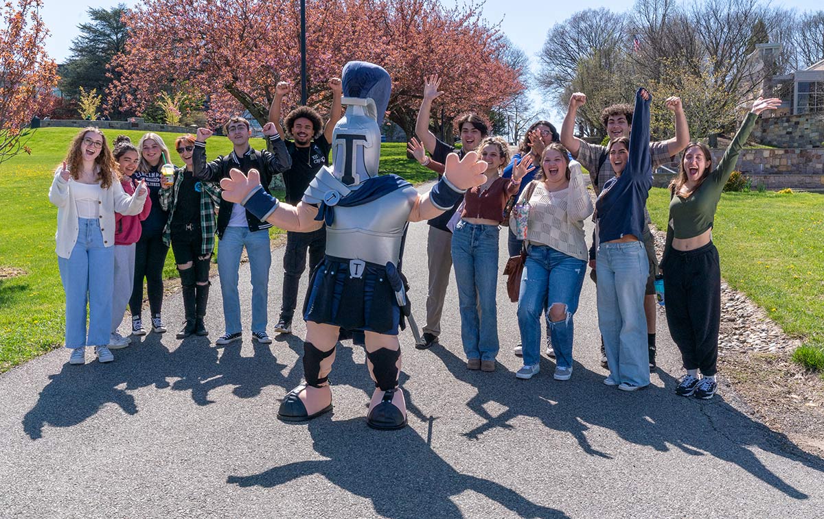 Titus and students