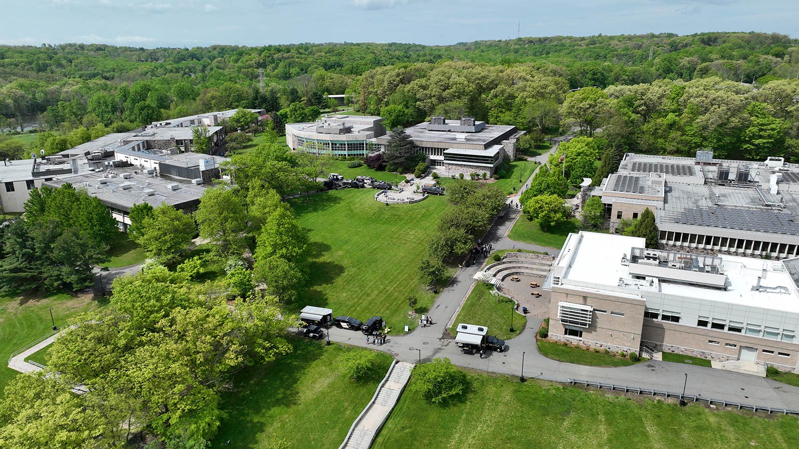 CCM campus from the air