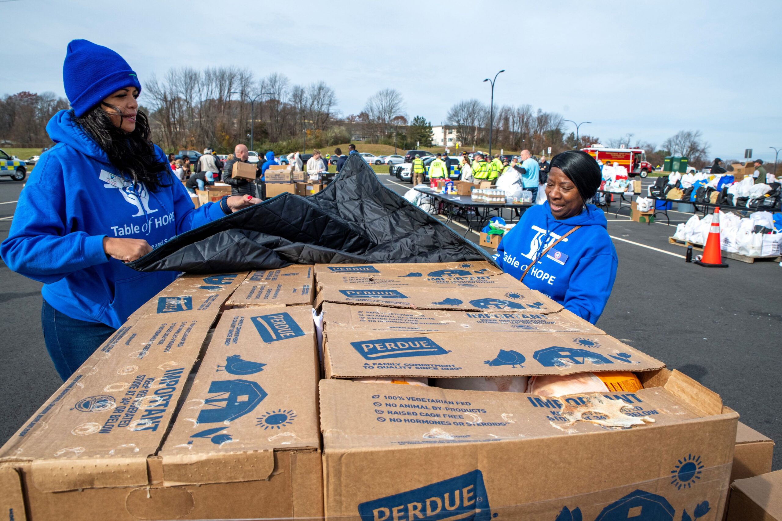 County College of Morris and Table of Hope Kick Off Holiday Season with Thanksgiving Food Distribution Event 