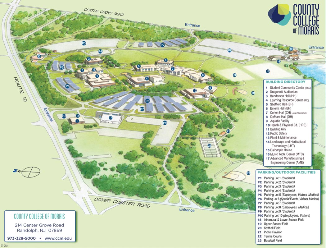 CCM Campus Map