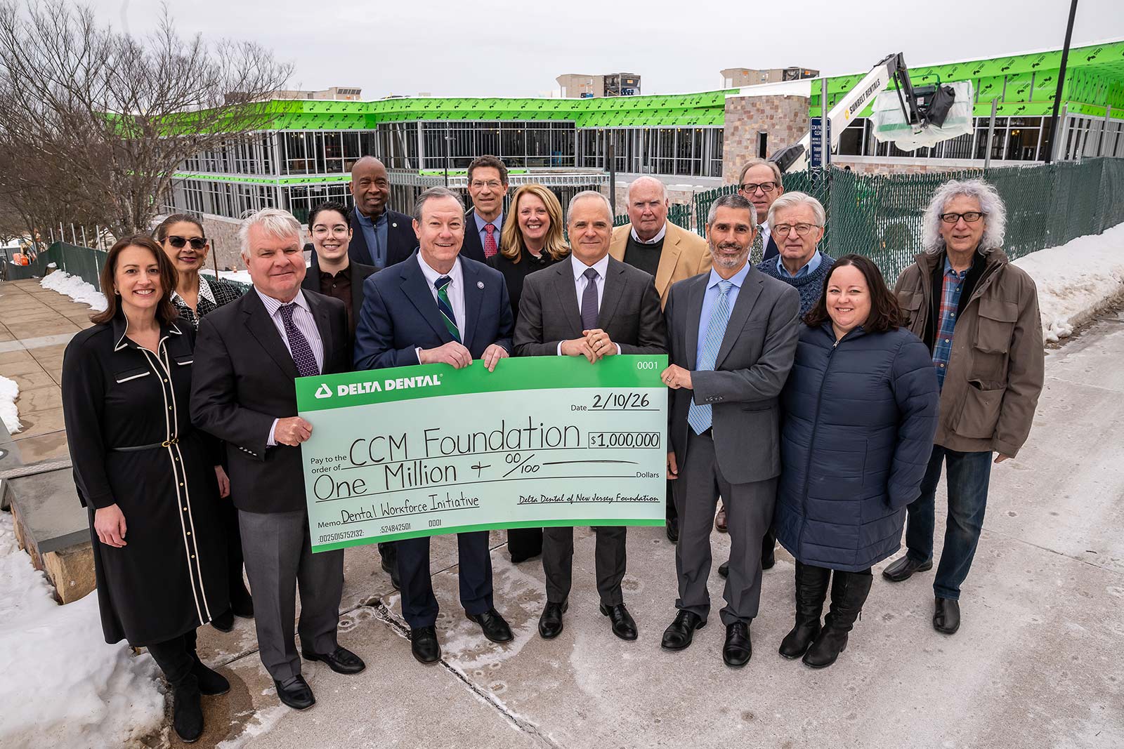 Delta Dental donates $1,000,000 to support the launch of CCM's Dental Hygheie and Dental Assisting Programs.