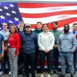 Group of veterans in the Veterans Resource Center