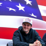 Veteran sitting at a table