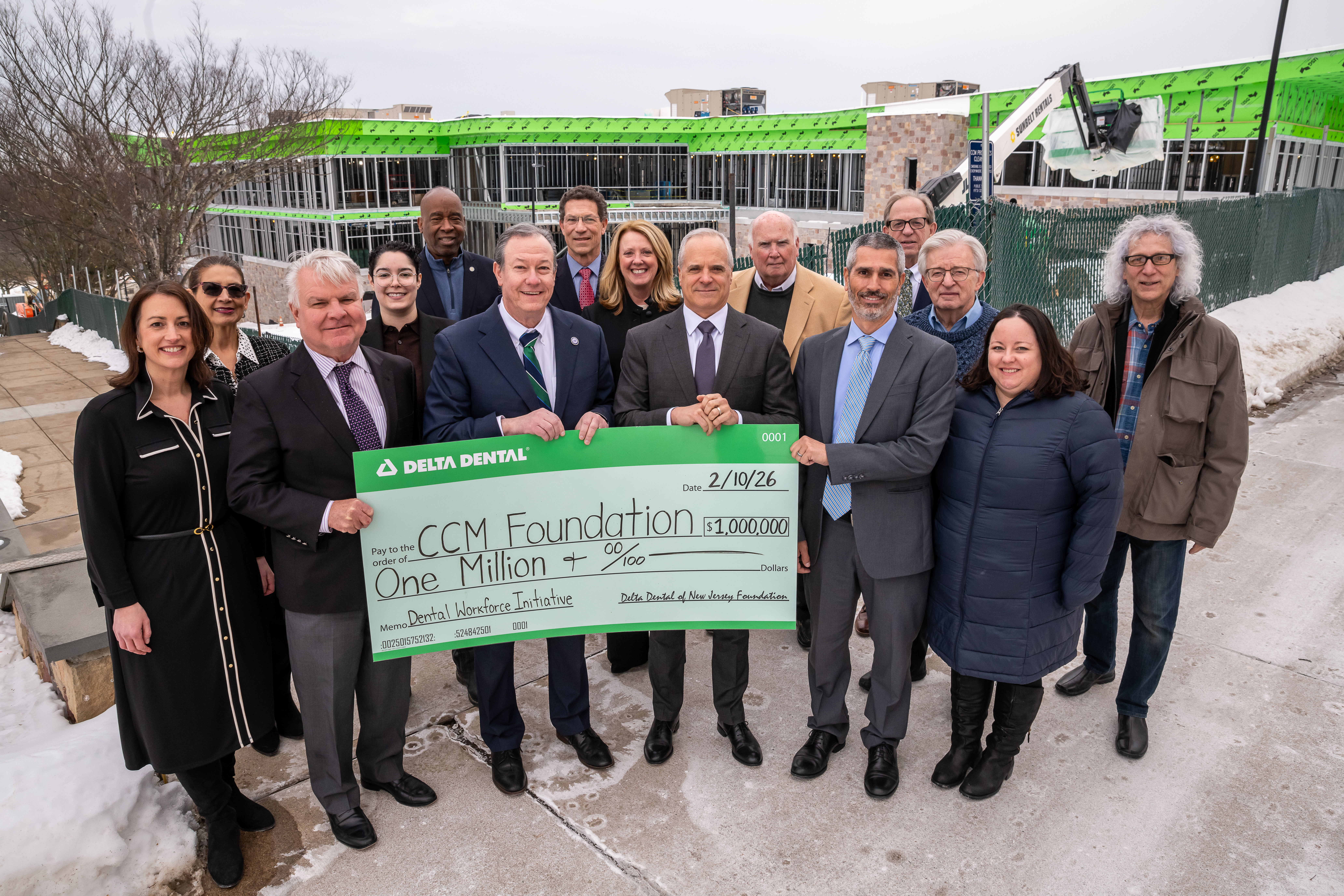 County College of Morris Foundation Receives $1 Million Grant from Delta Dental of New Jersey Foundation  