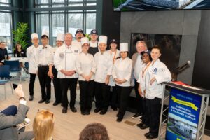 Photo of CCM Culinary Students with Chef David Burke
