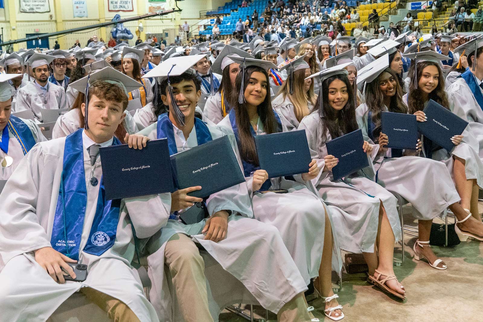 Students at graduation