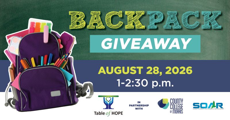 Annual Backpack Giveaway Returns to CCM to Help Morris County Families Prepare for the New School Year