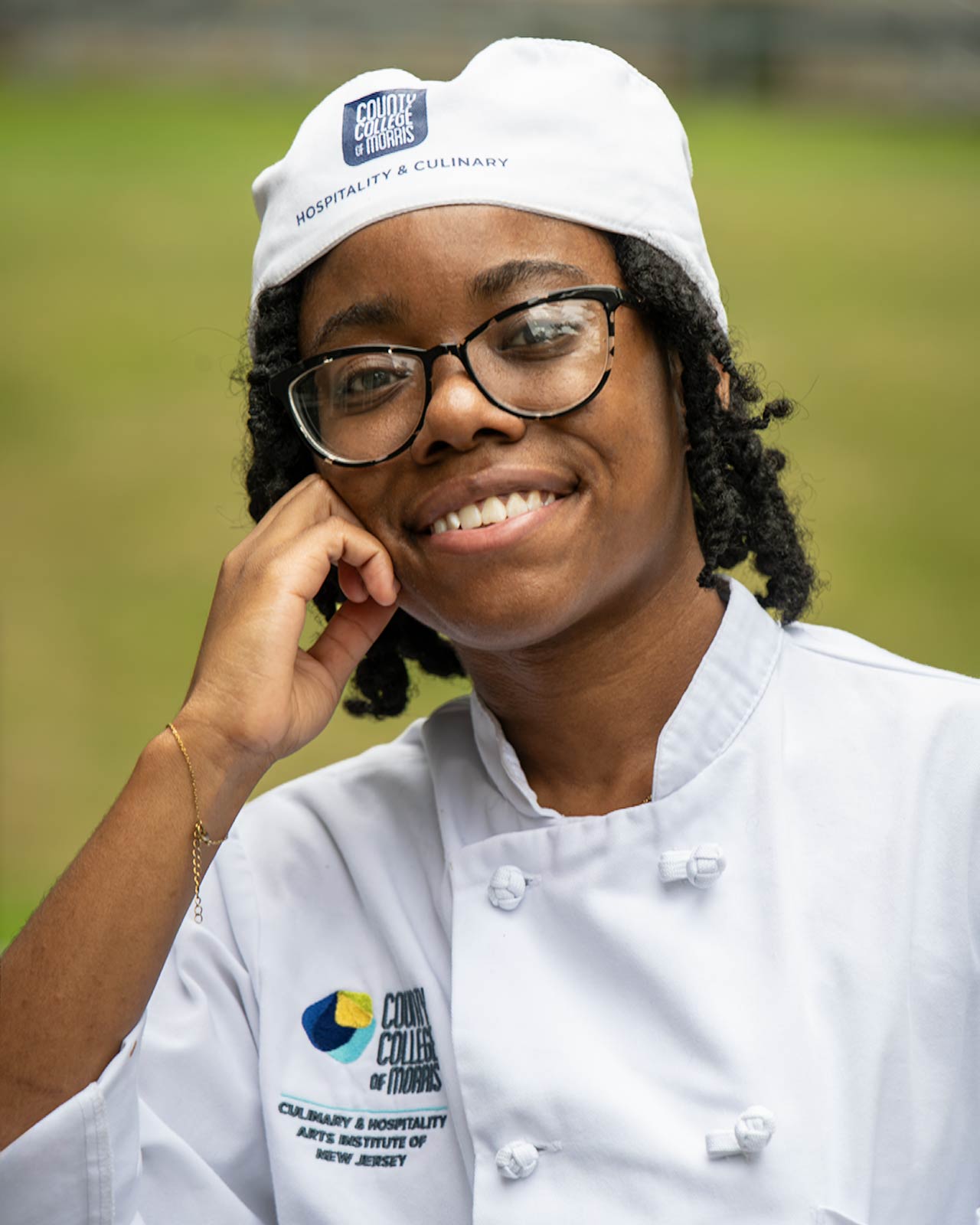 Makayla Antoine, culinary student at County College of Morris.